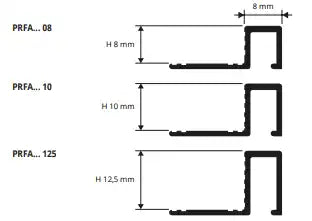 Profil Trecere L -Aluminiu PRFAN