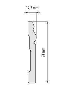 12,2x94 MM PLINTA DUROPOLYMER